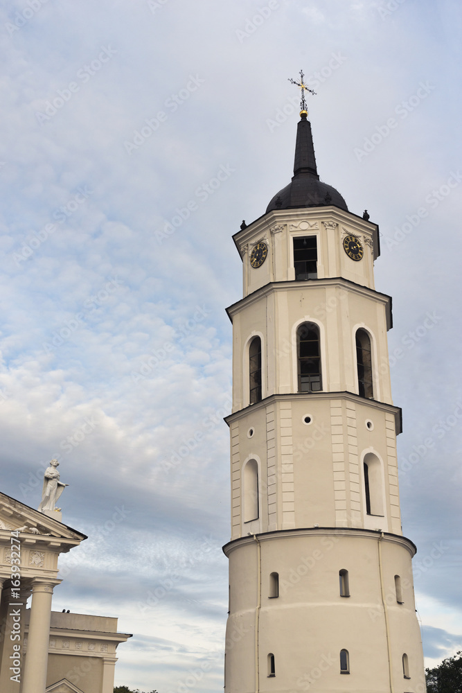 Cathedral belltower in Vilnius