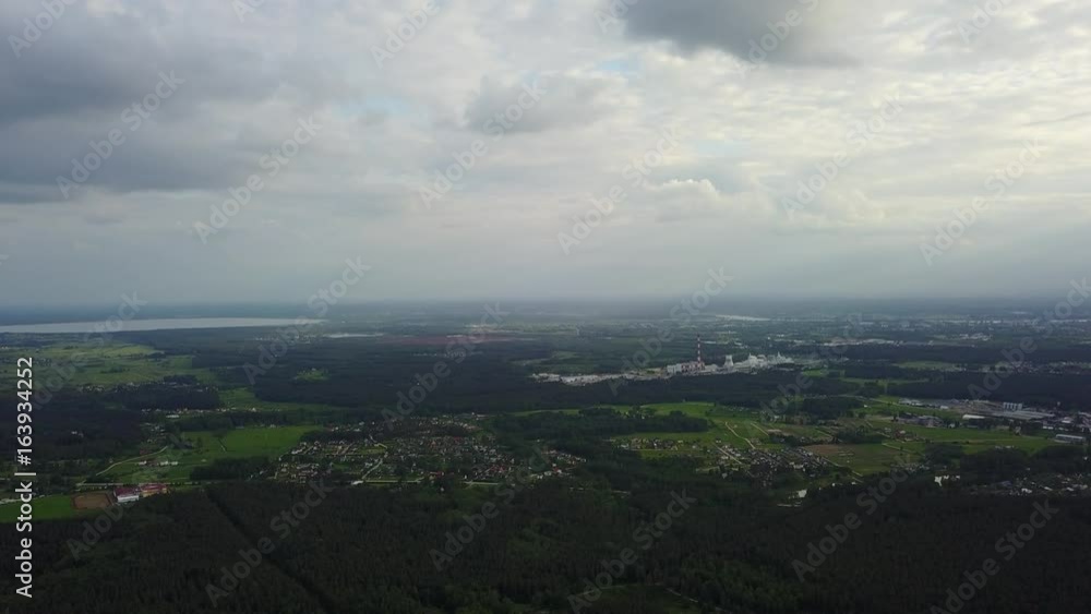 evening dusk sunset Aerial view of countryside, drone top view 4K UHD video evening dusk sunset Aerial view of countryside, drone top view 4K UHD video