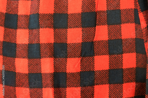 Lumberjack plaid pattern fabric