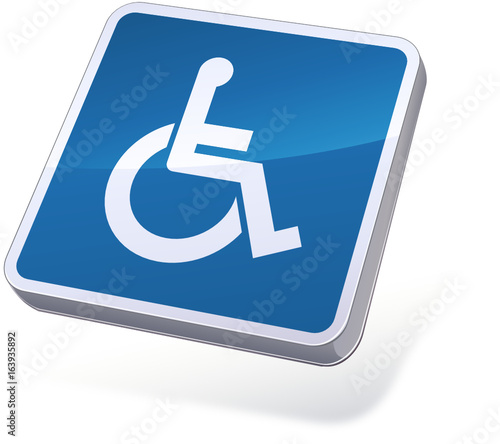 Panneau handicapé (3D)