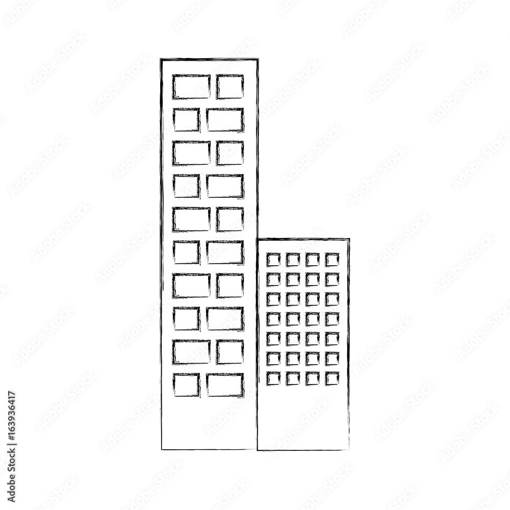 buildings cityscape scene icon vector illustration design buildings cityscape scene icon vector illustration design