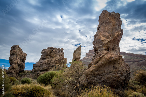 Mystic rocks of Tenerife island