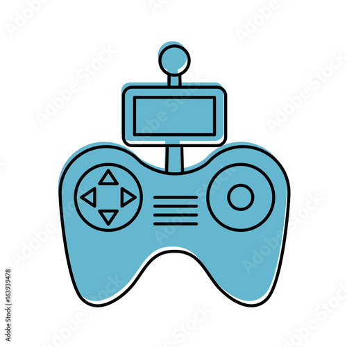 Drone remote control icon vector illustration design