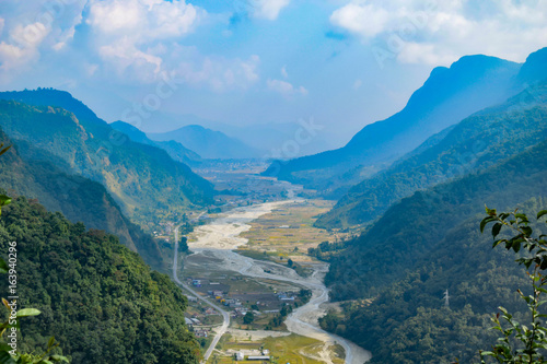 Himalaya landscape from Annapurna circuit, Nepal © Shikha