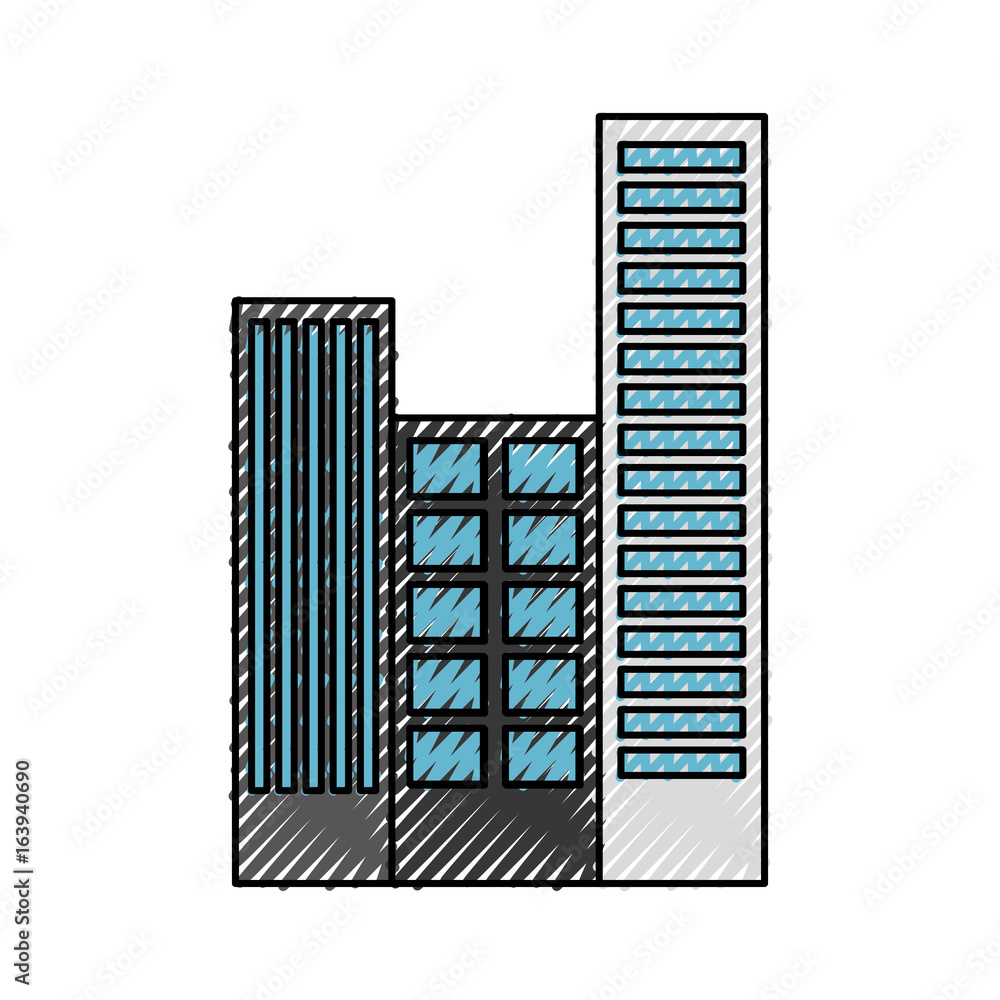 buildings cityscape scene icon vector illustration design buildings cityscape scene icon vector illustration design