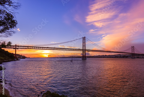 Lisbon and 25th of April Bridge - Portugal