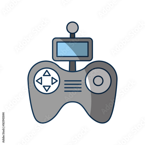 Drone remote control icon vector illustration design