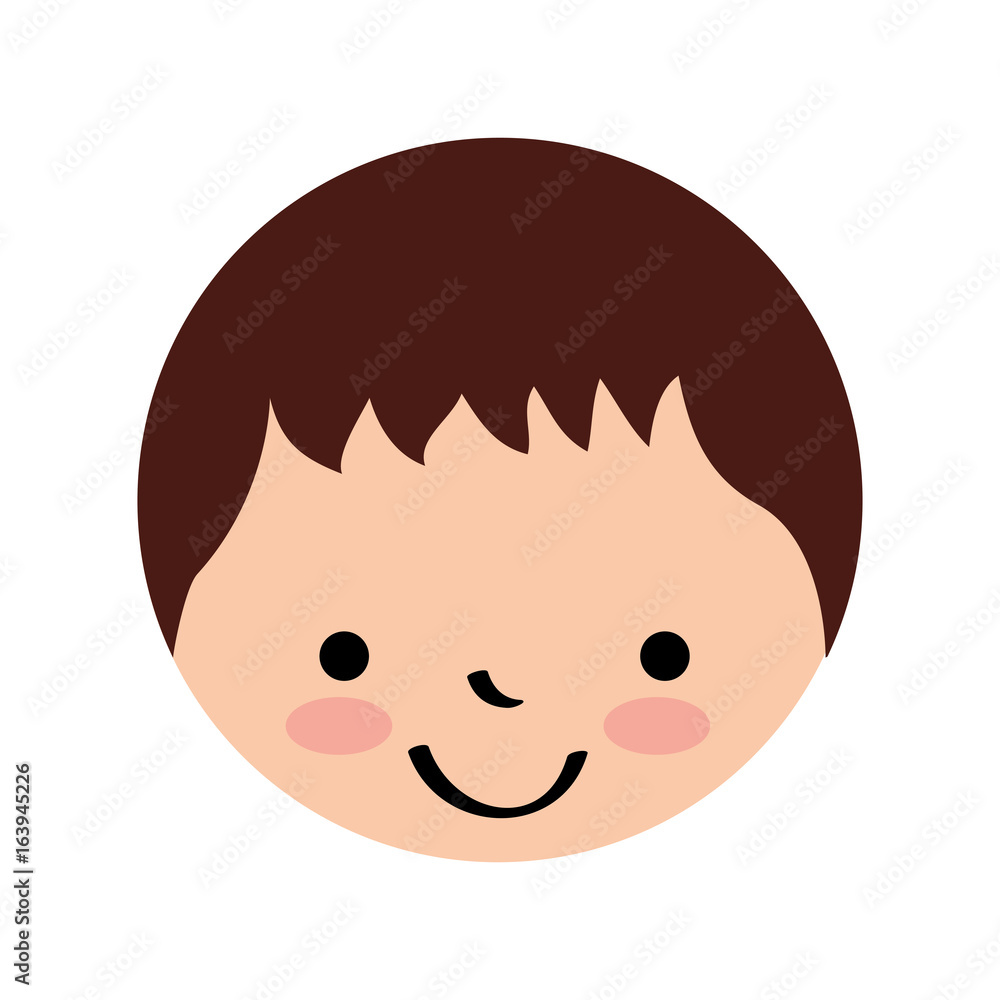 cute boy character icon vector illustration design cute boy character icon vector illustration design