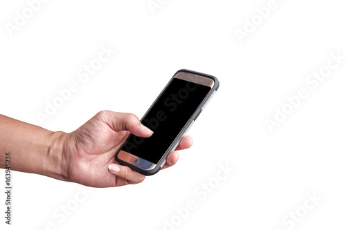 Wallpaper Mural Smartphone in left hand. Torontodigital.ca