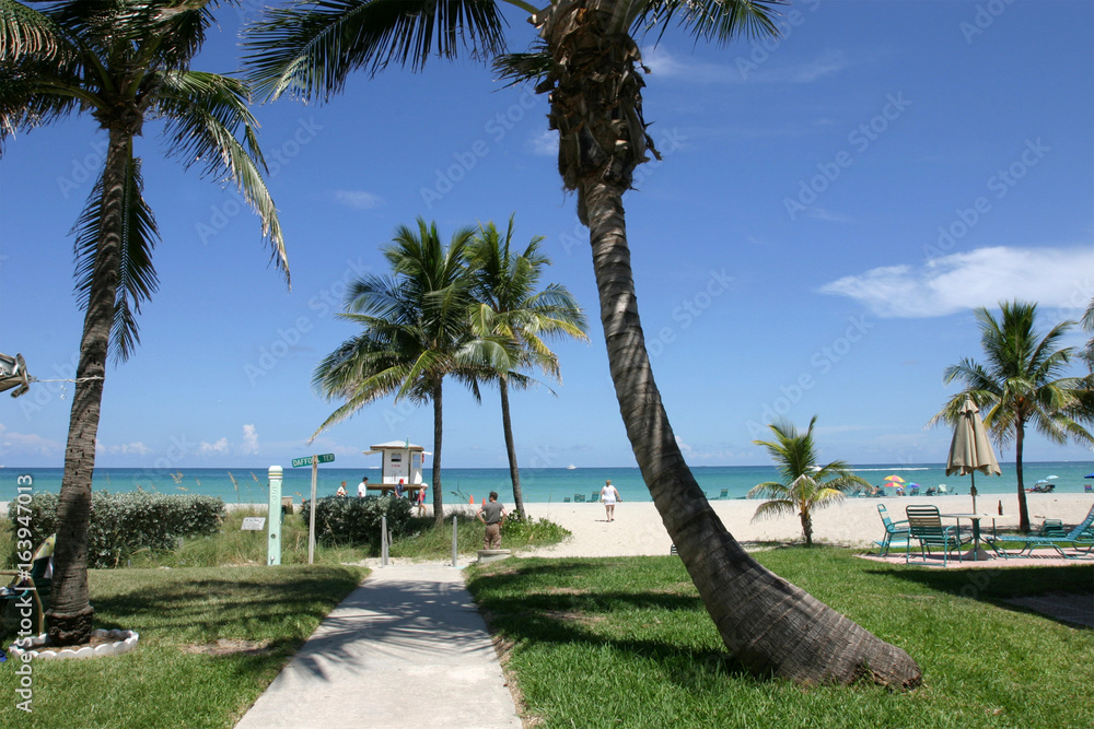 Strand von Miami Beach in Florida