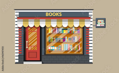 Book shop or store building.