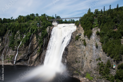 The beautiful Montmorency Falls - Quebec  - Canada