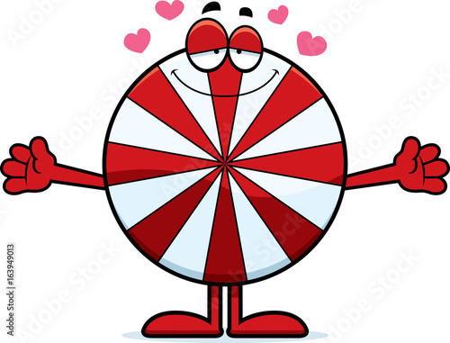 Cartoon Peppermint Hug