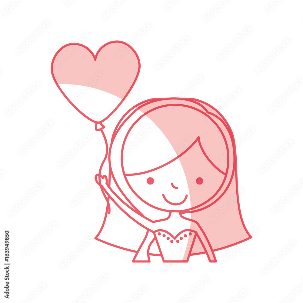 cute wife with shaped heart pumps avatar character vector illustration design cute wife with shaped heart pumps avatar character vector illustration design