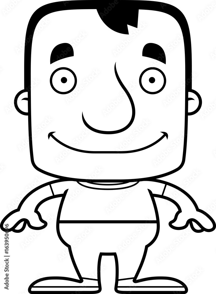 Cartoon Smiling Man Cartoon Smiling Man