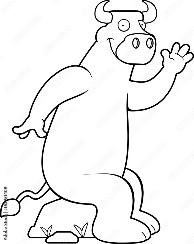 Bull Waving Bull Waving