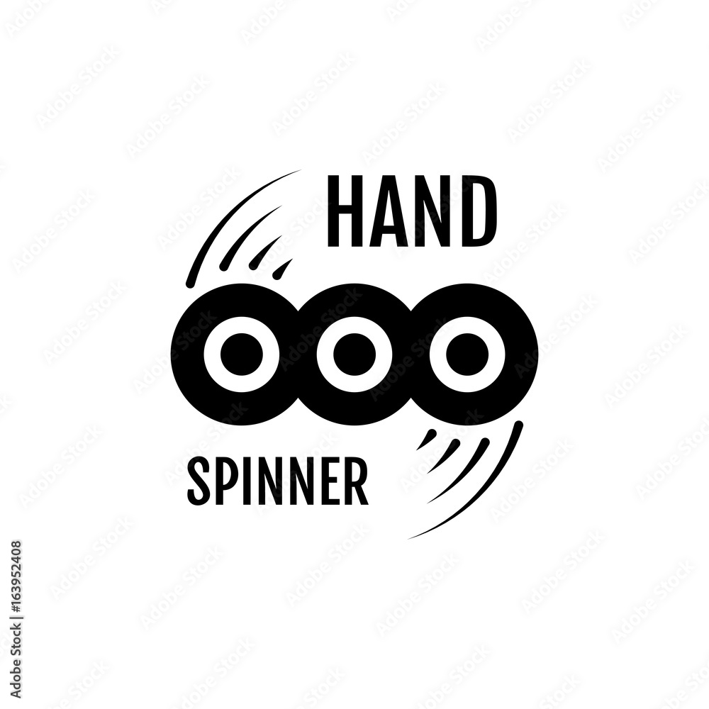 Obraz premium Hand spinner or fidget icon