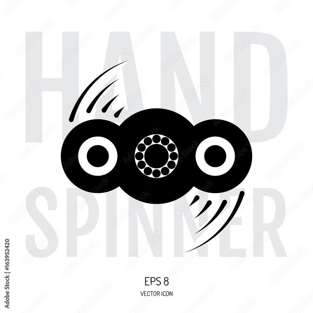 Hand spinner or fidget icon Hand spinner or fidget icon