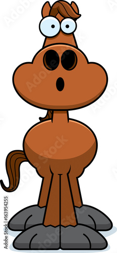Surprised Cartoon Horse