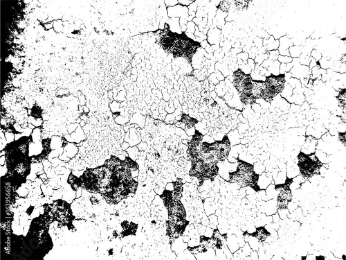 Wallpaper Mural Grunge texture. Cracks. Vector illustration. Torontodigital.ca