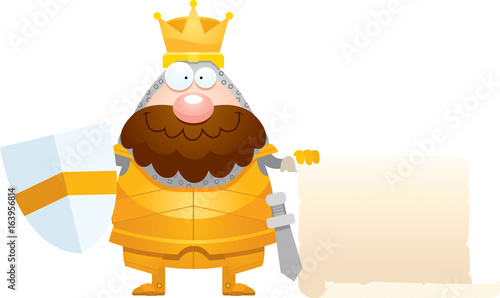 Cartoon King Sign