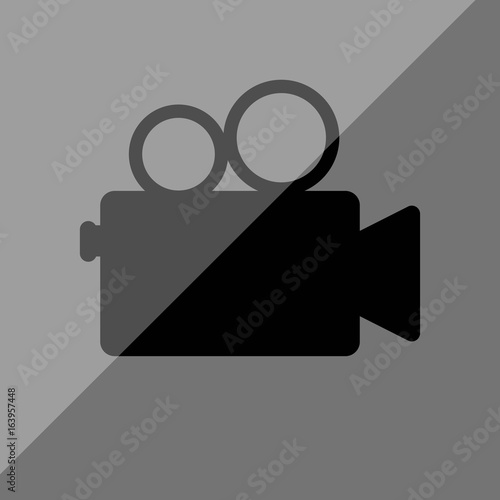 Button Videokamera retro