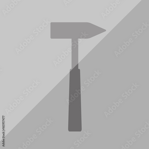Button Werkzeug Hammer