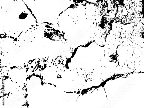 Grunge texture. Cracks. Vector illustration.