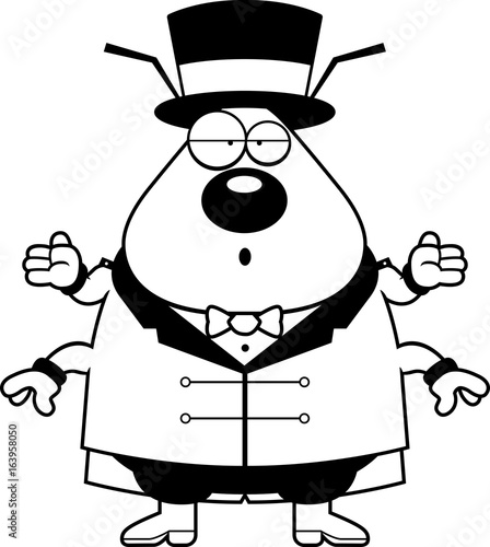 Cartoon Flea Circus Shrug