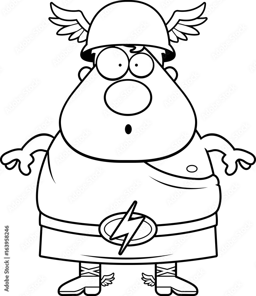 Surprised Cartoon Hermes Surprised Cartoon Hermes