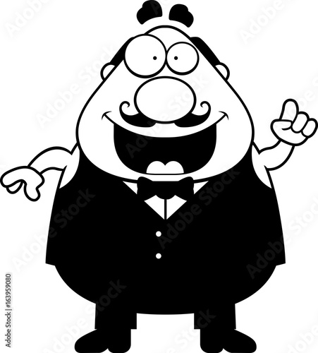Cartoon Waiter Idea
