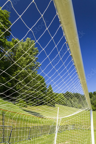 Soccer terrain in nature