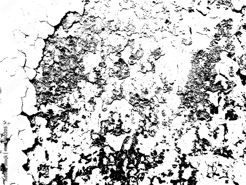Grunge texture. Cracks. Vector illustration.