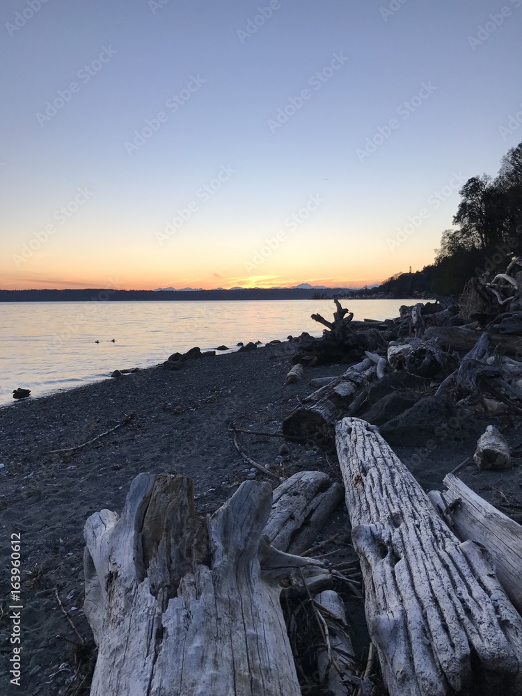 puget sound sunset