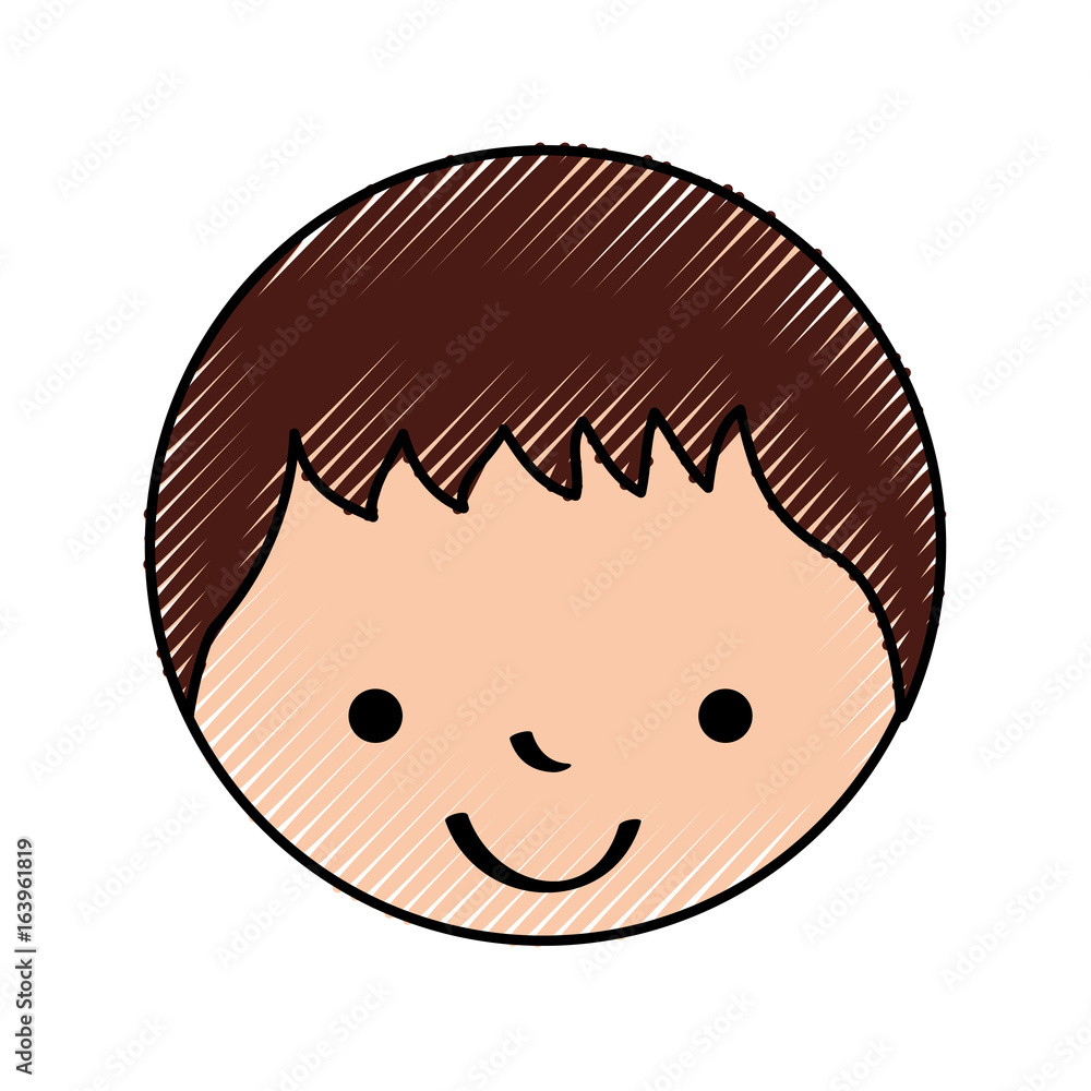 cute boy character icon vector illustration design cute boy character icon vector illustration design
