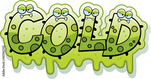 Cartoon Slimy Cold Text