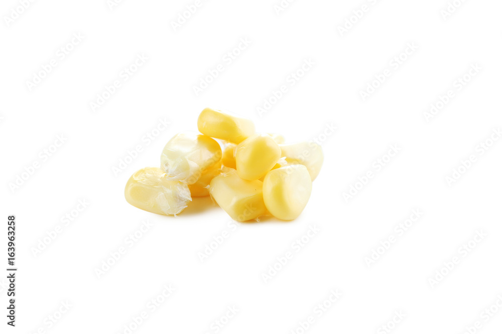 Fototapeta premium Sweet corns isolated on a white