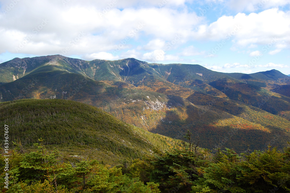 On top of Cannon Mountain in Franconia Notch State Park in White Mountain National Forest, New Hamphire, USA.