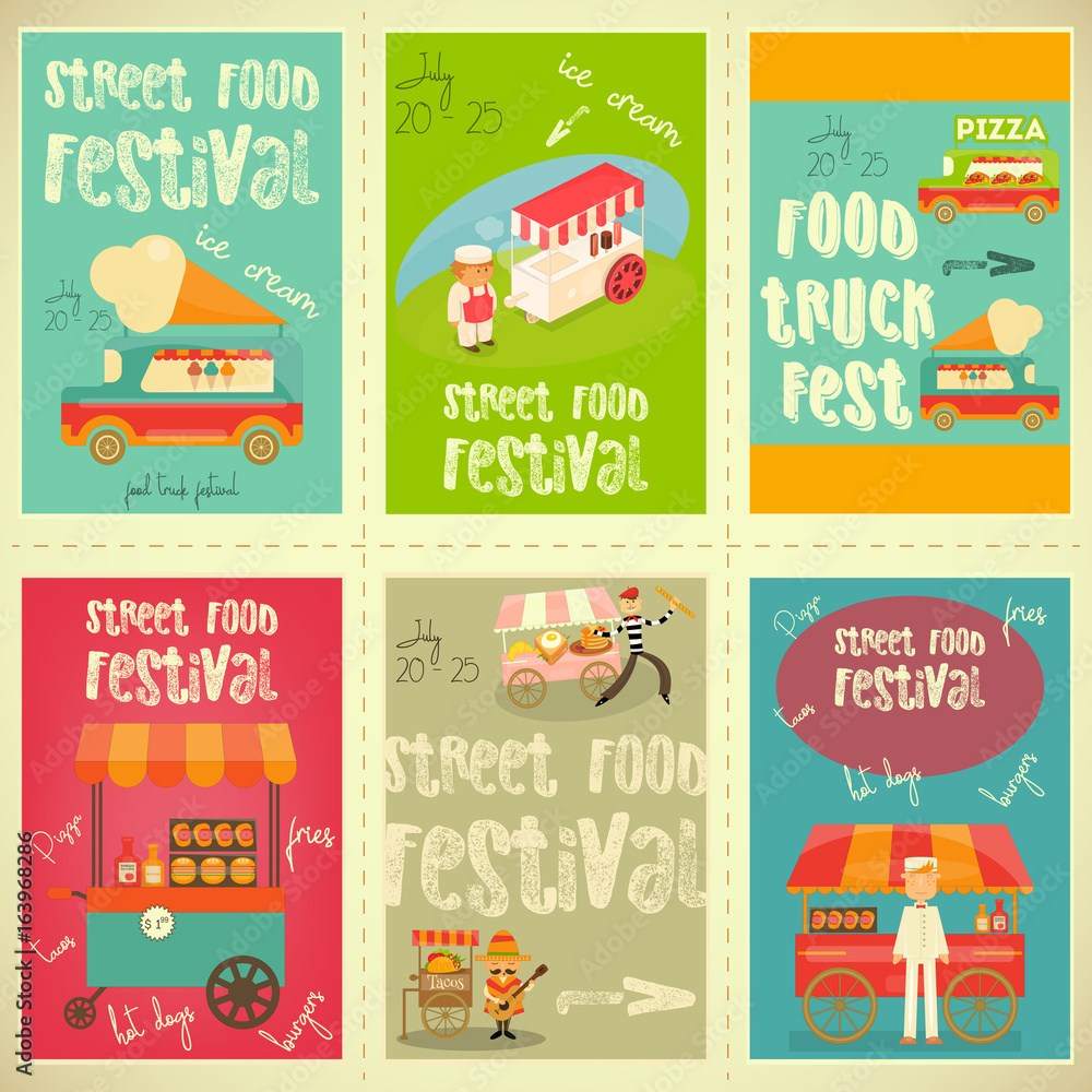 Obraz premium Street Food Festival