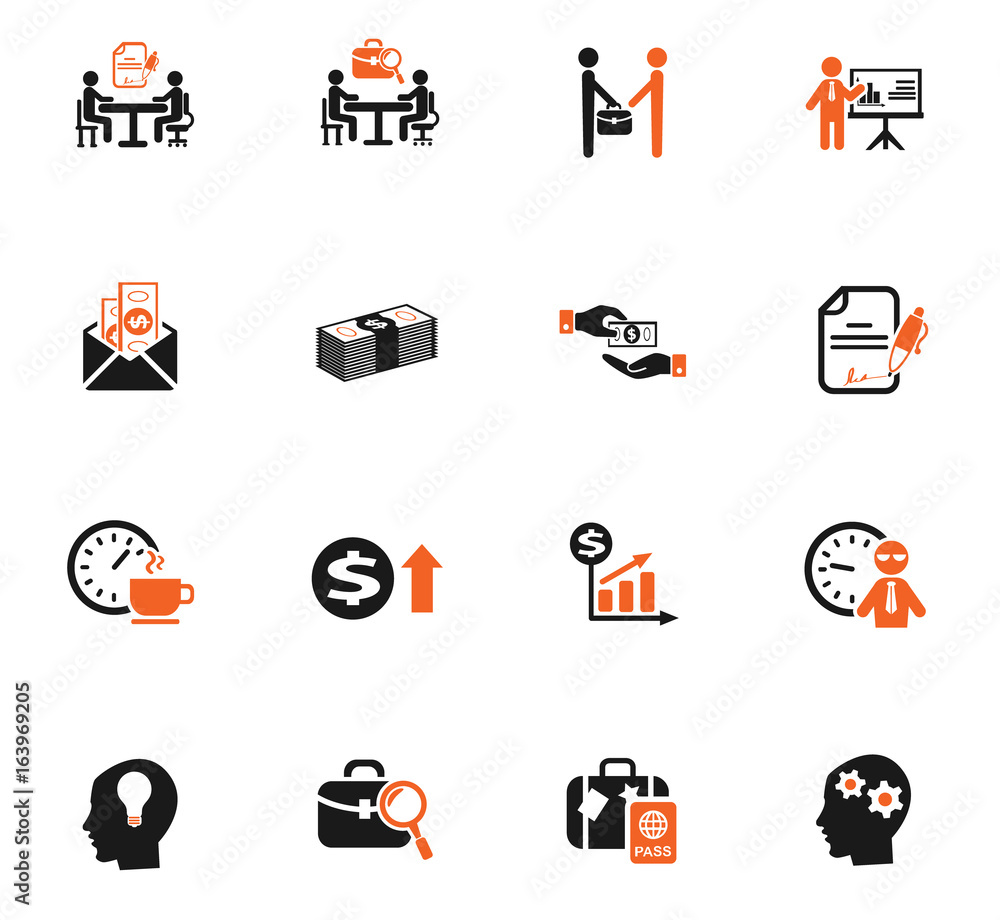 office life icon set office life icon set
