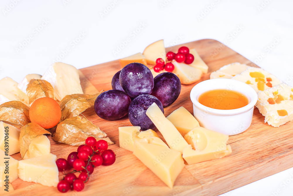 food on white background food on white background
