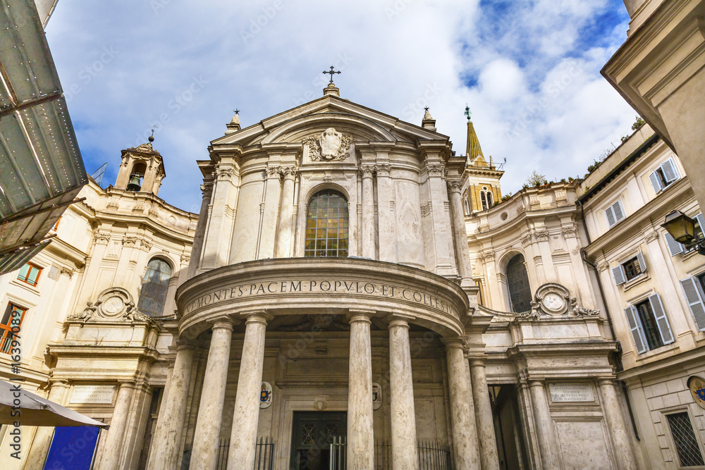 Santa Maria Della Pace Church Rome Italy