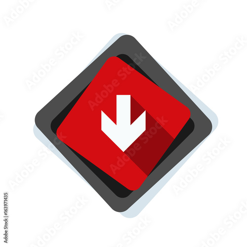 Free Download Down Arrow sign illustration - GFXLoad