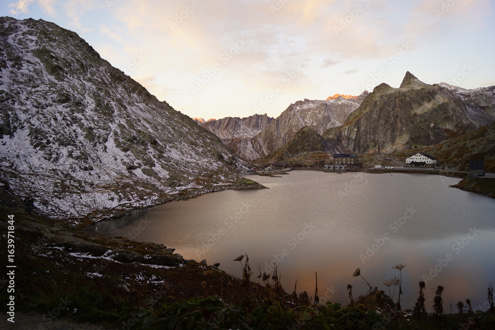 Obraz premium col du grand saint bernard