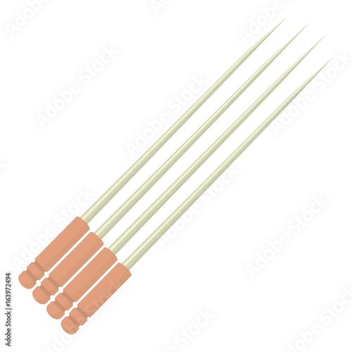 Toothpick icon  cartoon style