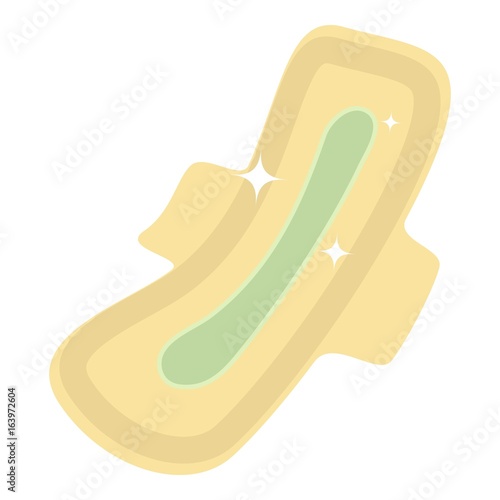 Clean pad icon, cartoon style