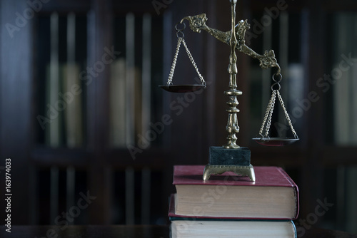  Symbol of Law on Lawyer's desk