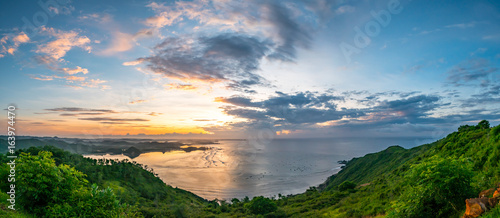Sunrise in Kuta, Lombok, Indonesia