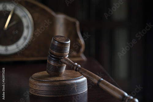  Symbol of Law on Lawyer's desk