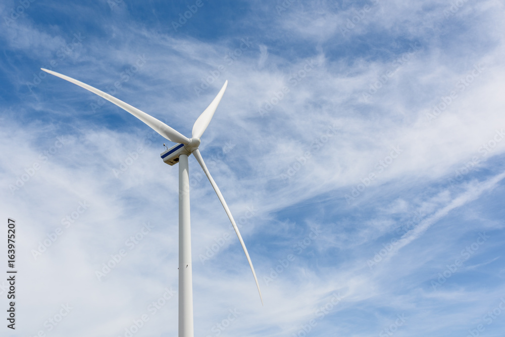 Close up of a wind turbine Close up of a wind turbine
